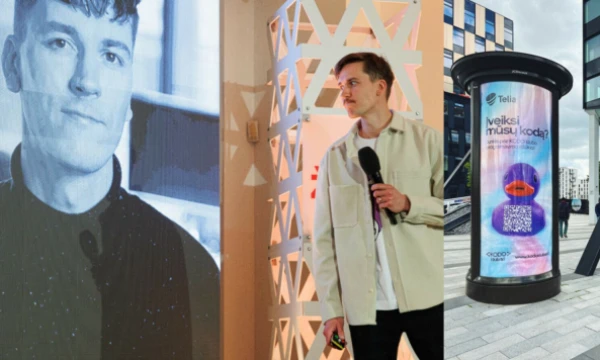 Dominykas Maisiejus, „Telia Global Services Lithuania“ komunikacijos vadovas. VŽ koliažas