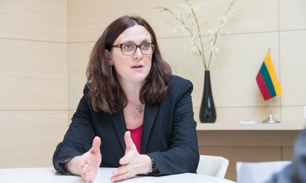 Cecilia Malmstrom, ES prekybos komisarė. Juditos Grigelytės (VŽ) nuotr.