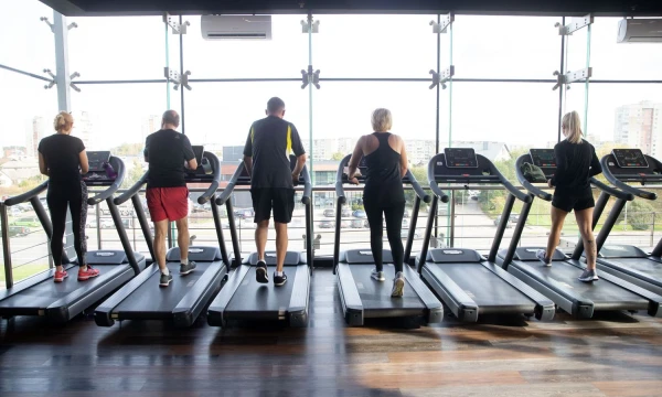 Sporto klubas „Gym Plius“ Pašilaičiuose, Vilniuje. Juditos Grigelytės (VŽ) nuotr.