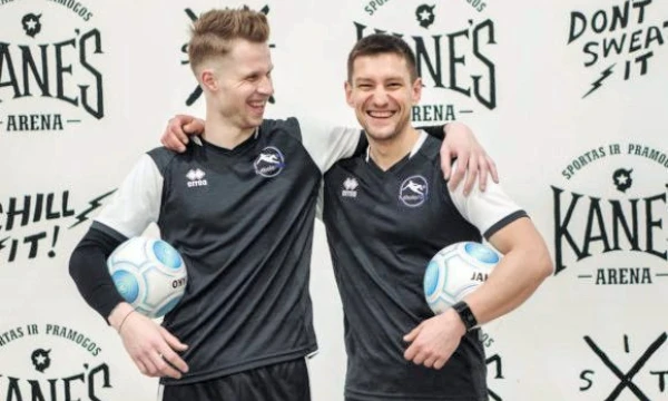 Individualių futbolo treniruočių treneriai, Darius Jankauskas ir Ernestas Pilypas.