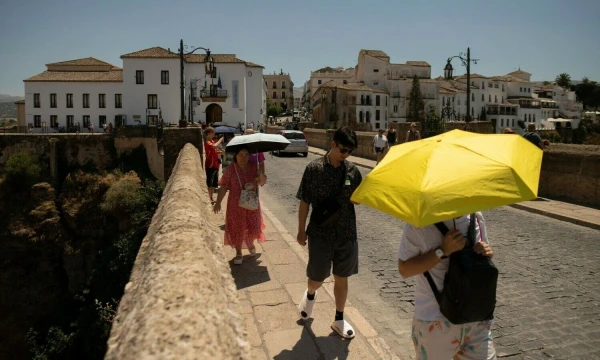 Rugpjūčio pradžia Rondoje, Pietų Ispanijos mieste. Jorge Guerrero (AFP / „Scanpix“) nuotr.