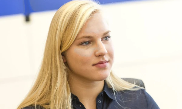 Rūta Meilutyte, olimpinė ir pasaulio plaukimo čempione. 