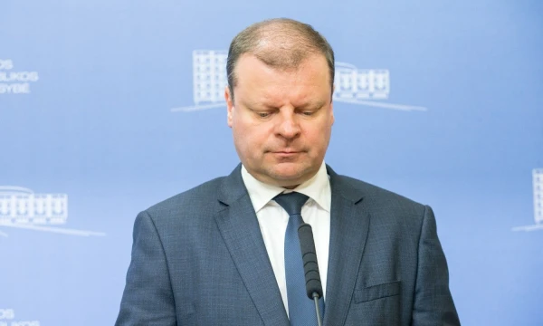 Ministras pirmininkas Saulius Skvernelis. Juditos Grigelytės (VŽ) nuotr.