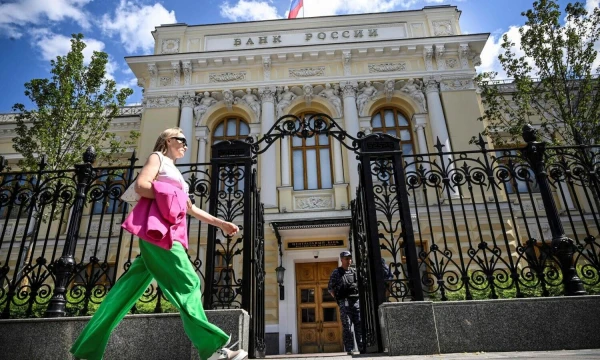 Rusijos centrinis bankas. Aleksandro Nemenovo (AFP/„Scanpix“) nuotr.