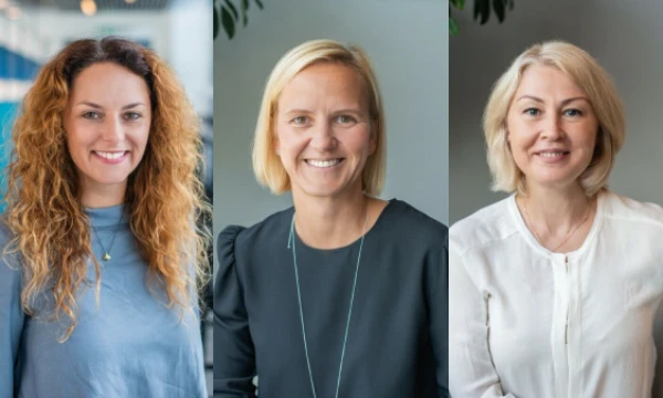 Diana Gold, „Telia“ Skaitmeninimo ir analitikos padalinio vadovė, E. Dapkevičienė, „Telia“ Privačių klientų padalinio vadovė, Vaida Jurkonienė, Rinkodaros padalinio vadovė. (VŽ koliažas)
