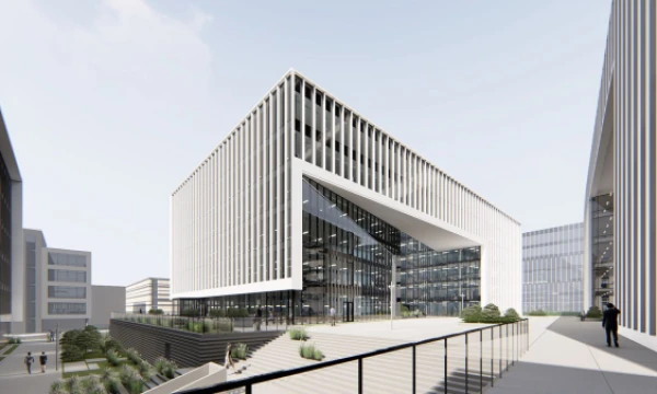 Planuojamas ketvirtasis „S7“ pastatas. Bendrovės vizualizacija.