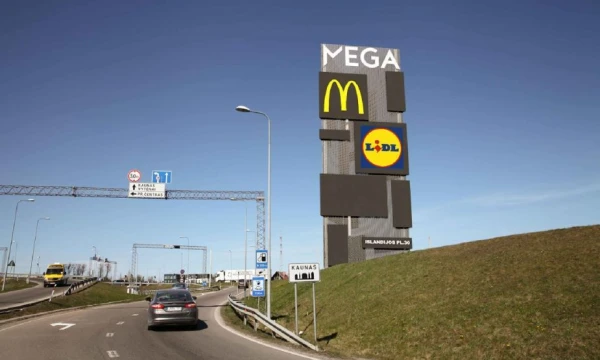 Vizualizacija iš techninio parduotuvės ir restorano statybos projekto.