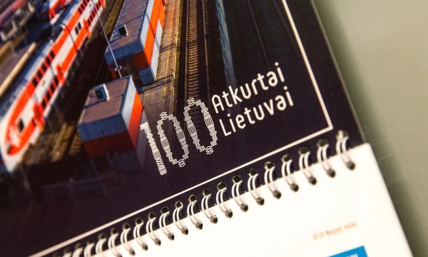 „100 atkurtai Lietuvai“ kalendorius. Juditos Grigelytės (VŽ) nuotr.