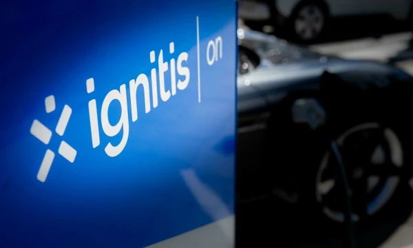 „Ignitis ON“ įkrovimo stotelė. Vladimiro Ivanovo (VŽ) nuotr.