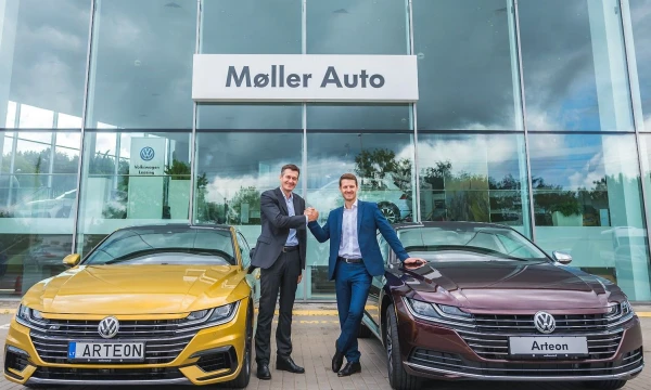 Tomas Deržanauskas (kairėje), "Moller Auto Savanoriai" vadovas ir Žilvinas Čapkevičius, "Moller Auto Vilnius" vadovas.