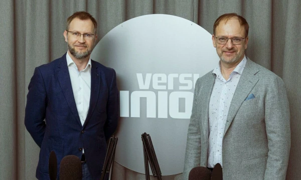 Jonas Iržikevičius, „Goindex“ vadovas (dešinėje) ir Marijus Kalesinskas, „Goindex“ vyriausiasis investicijų valdytojas. Vladimiro Ivanovo (VŽ) nuotr.