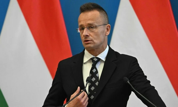 Vengrijos užsienio reikalų ministras Peteris Szijjarto. Attilos Kisbenedeko (AFP / „Scanpix“) nuotr.