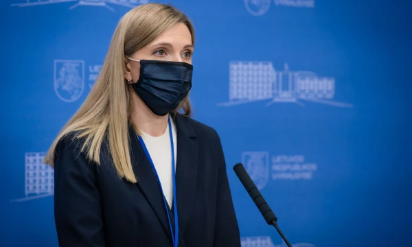 Agnė Bilotaitė, vidaus reiklaų ministrė. Dariaus Janučio (LRVK) nuotr.