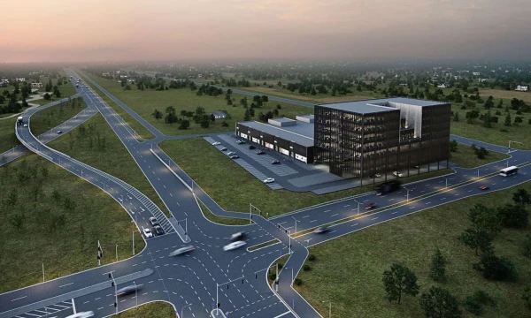 Bendrovės vizualizacija.