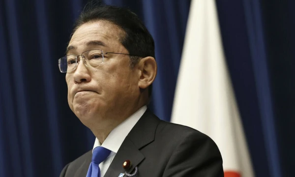 F. Kishida, Japonijos premjeras. AP/„Scanpix“ nuotr.
