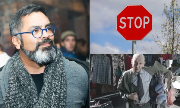 Kairėje Antonio Bechtle, kūrybinės agentūros „BM Boutique“, jau ne vienerius metus bendradarbiaujančios su „Go Vilnius“, kūrybos vadovas. VŽ koliažas.