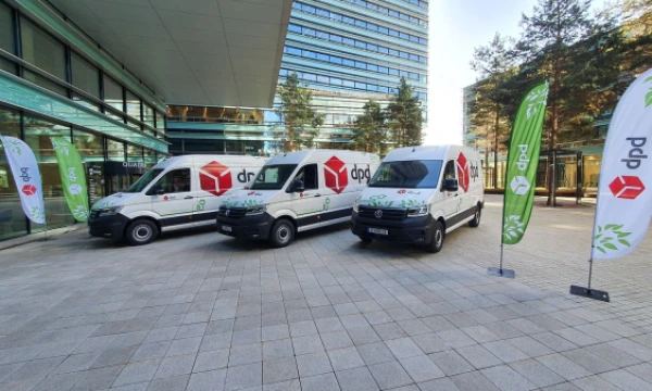 „DPD Lietuva“ elektromobiliai Vilniuje. Lino Butkaus (VŽ) nuotr.