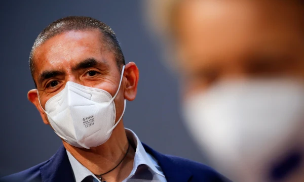 „BioNTech“ generalinis direktorius ir vienas iš įkūrėjų Uguras Sahinas. Michele Tantussi („Reuters“/ „Scanpix“) nuotr.