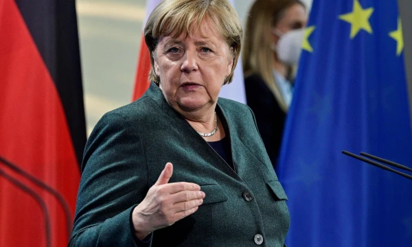 Vokietijos kanclerė Angela Merkel. Johno Macdougalo (AFP/Scanpix) nuotr.