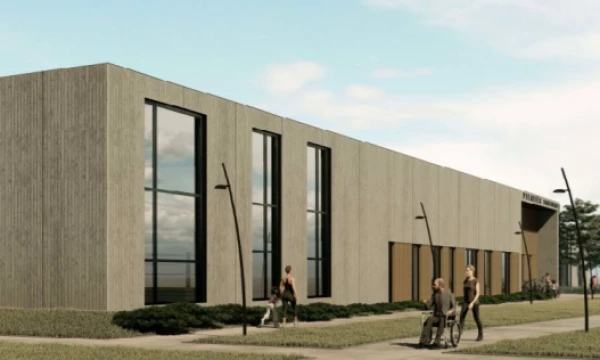 Bendrovės vizualizacija.