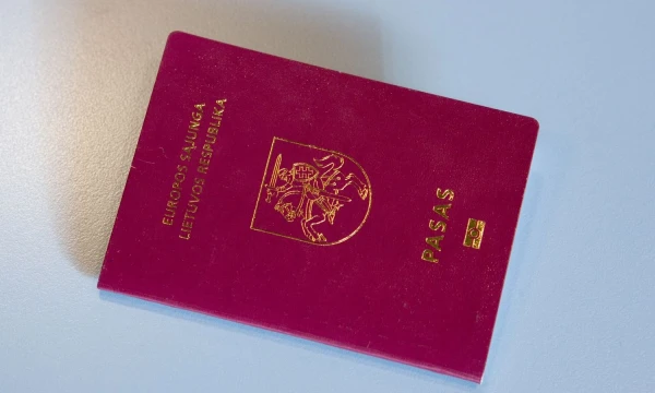 Lietuvos Respublikos piliečio pasas. Vladimiro Ivanovo (VŽ) nuotr.