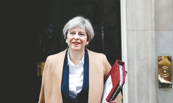 Jungtinės Karalystės premjerė Theresa May.
Stefano Wermutho („Reuters“ / „Scanpix“) nuotr.