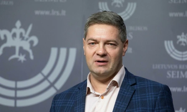 Kandidatas į prezidentus Andrius Mazuronis, Seimo narys. Juditos Grigelytės (VŽ) nuotr.