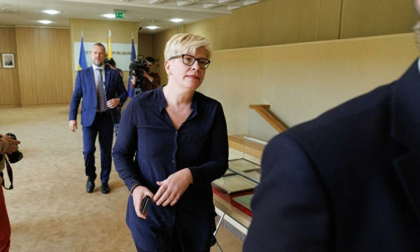 Po konservatorių prezidiumo sprendimo premjerė Ingrida Šimonytė sutiko dirbti toliau ir dabar ieško naujo švietimo ministro. Vladimiro Ivanovo (VŽ) nuotr.
