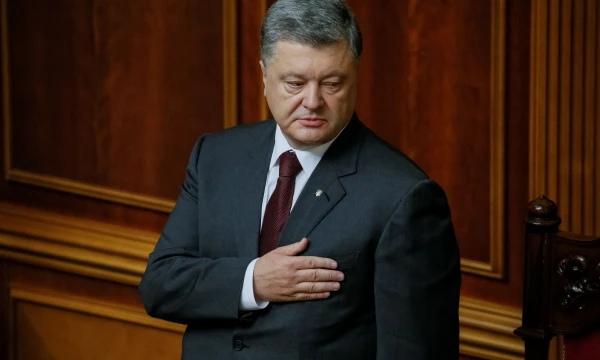 Ukrainos prezidentas Petro Porošenka. Glebo Garaničiaus („Reuters“ / „Scanpix“) nuotr.