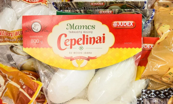 Kauno šaldytų pusgaminių gamybos UAB „Judex?“ cepelinai. Juditos Grigelytės (VŽ) nuotr.