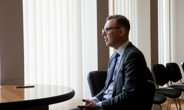 Vaidotas Šumskis, Lietuvos banko Makroprudencinės analizės skyriaus vyresnysis ekonomistas. Juditos Grigelytės (VŽ) nuotr.