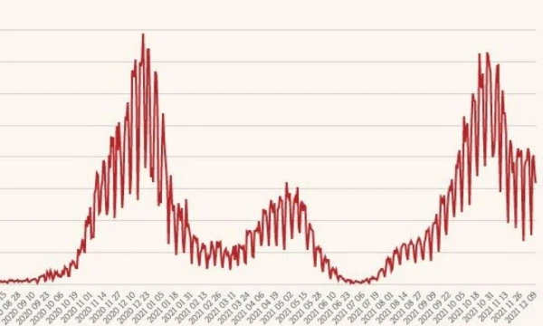 Koronaviruso atvejų skaičius. VŽ infograma.