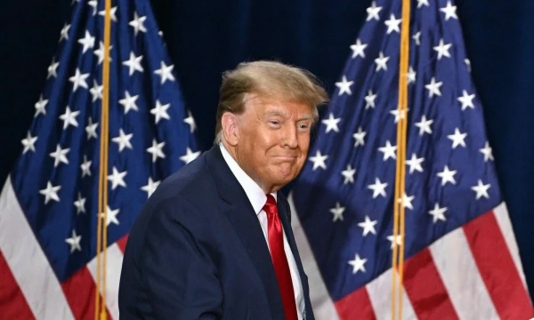 Buvęs JAV prezidentas Donaldas Trumpas. Jimo Watsono (AFP / „Scanpix“) nuotr.