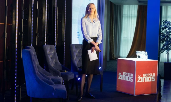 Gabija Stanaitytė, el. pinigų įstaigos UAB „Pervesk“ pinigų plovimo prevencijos departamento vadovė. Nuotr. Juditos Grigelytės (VŽ).