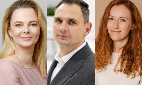 D. Enkienė (kairėje), IAE Žmonių ir organizacijos vystymo skyriaus vadovė, E. Rajuncas, saugos tarnybos „ES Security“ vadovas ir įkūrėjas, I. Padegimienė, „Omnisend“ talentų pritraukimo specialistė. VŽ koliažas