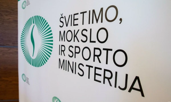 Švietimo, mokslo ir sporto ministerijos logotipas. Juditos Grigelytės (VŽ) nuotr.