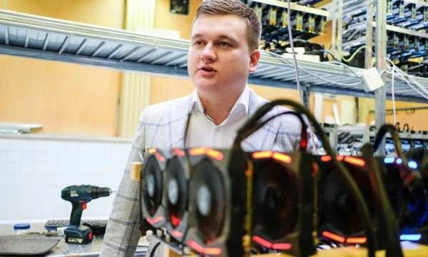 Paulius Aršauskas, kriptovaliutų kasimo centro „Kriptovaliutos.org“ iniciatorius. Vladimiro Ivanovo (VŽ) nuotr.