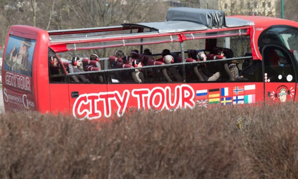 Turistinis autobusas. Juditos Grigelytės (VŽ) nuotr.