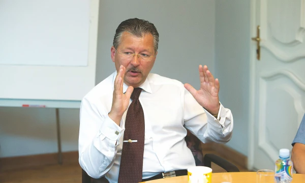 Gintaras Bertašius, AB Vilkyškių pieninės generalinis direktorius: „Net pasibaigus embargui Rusijoje nebesistengsime užimti tokios rinkos dalies, kaip iki draudimų. Ten grįšime tik su išskirtiniais produktais.“ Juditos Grigelytės (VŽ) nuotr.