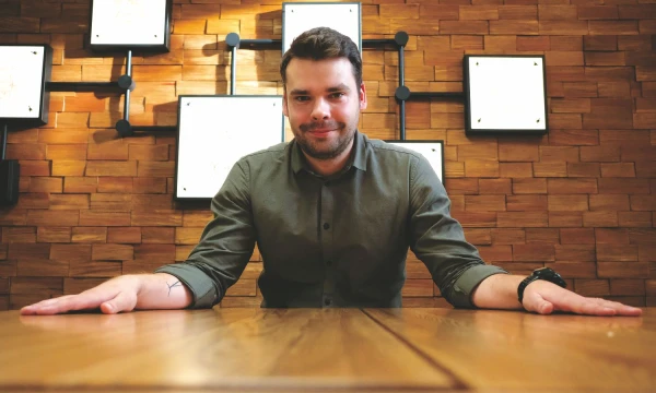Andrius Bagdzevičius, vyresnysis „Švyturio“ produkto vadovas: „Taip į rūką dar nesame plaukę, tebeturime daug neatsakytų klausimų dėl reklamos draudimų, tačiau stengsimės neužplaukti ant seklumos.“ Vladimiro Ivanovo (VŽ) nuotr.
