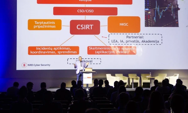 Dr. Vilius Benetis, „NRD Cyber Security“ direktorius.
