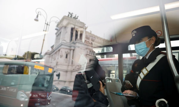 Koronavirusas Italijoje. Yaros Nardi („Reuters“/„Scanpix“) nuotr.