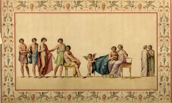 Pranciškus Smuglevičius. Ofortas „Marsas ir Venera“.„ARS VIA“ nuotr.