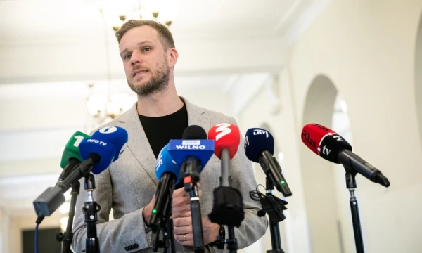 UR ministras Gabrielius Landsbergis. Žygimanto Gedvilos („15min.lt“/„Scanpix“) nuotr. 