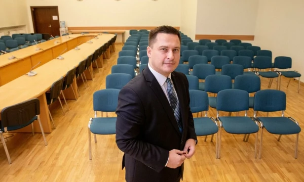 Valdymo kordinavimo centro direktorius Vidas Danielius. Juditos Grigelytės (VŽ) nuotr.