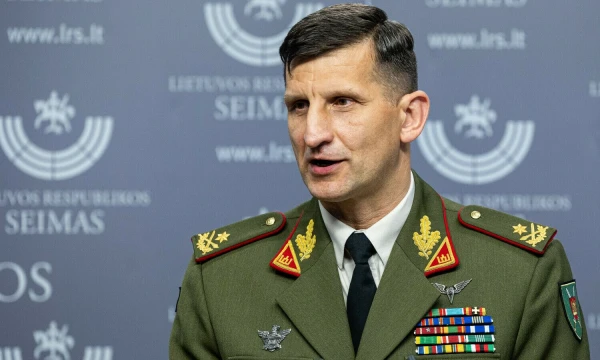 Raimundas Vaikšnoras, brigados generolas. Pauliaus Peleckio (BNS) nuotr.