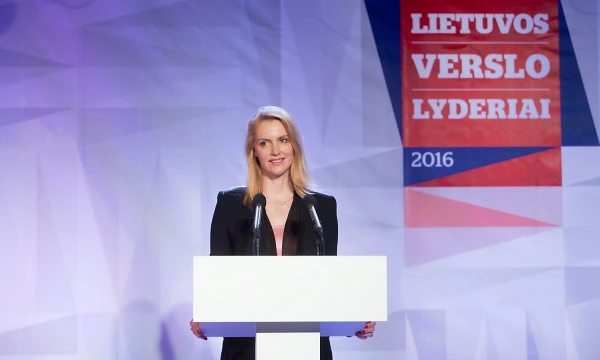 Inga Skisaker, banko „Nordea“ bankininkystės Baltijos šalyse vadovė. Juditos Grigelytės (VŽ) nuotr.