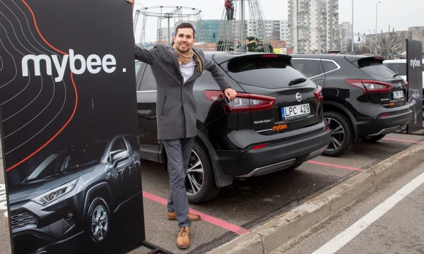 Lukas Jurkšaitis, „MyBee“ automobilių nuomos platformos vadovas. Juditos Grigelytės (VŽ) nuotr.