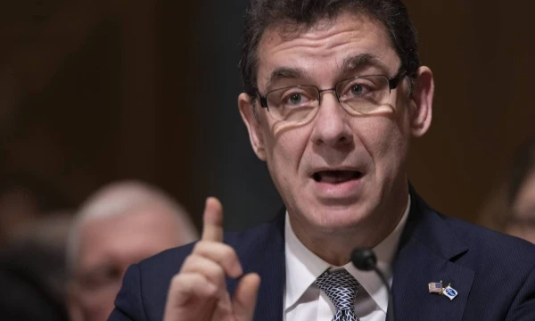 Albertas Bourla, „Pfizer“ kompanijos generalinis direktorius.  Chriso Kleponiso / „Scanpix“ nuotr. 