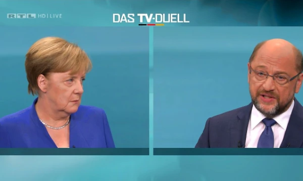 Vokietijos rinkimų debatai. „RTL“ / „Reuters“ nuotr.